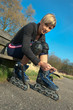 Foto: Woman with Rollerblades Woman with Rollerblades