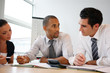 Image : Equipe commerciale en r�union de travail