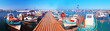 harbor with fishing boats