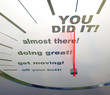 Motivational Speedometer - You Did It Motivational Speedometer - You Did It