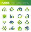 Vektor: ICONS: green, environment, recycle (SET 2) ICONS: green, environment, recycle (SET 2)