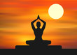 Illustration: Yoga - Meditation Yoga - Meditation
