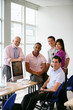Equipe de stagiaires et formateur en formation informatique