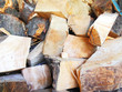 Texture wood of  a woodpile.