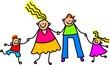 Illustration: happy family happy family