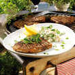 Grilled lamb