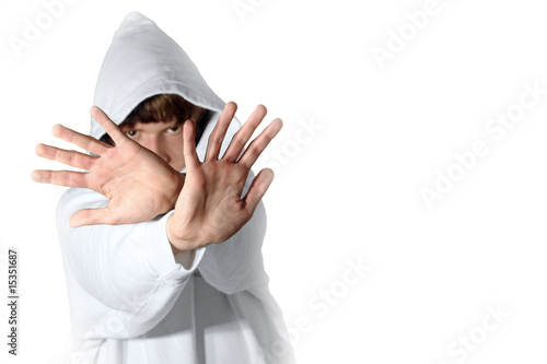 Photo: defensive posture defensive posture