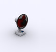 ventilateur rouge