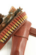 Photo: Pistol in Holster with Old spurs Pistol in Holster with Old spurs