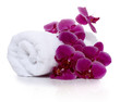 towel with flowers