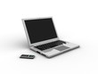 Laptop and phone