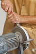 handyman work at grindstone