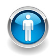 Vector: Male button Male button