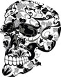 Floral skull