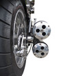 Auspuff - Motorrad - freigestellt