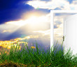 Door open to new world Door open to new world