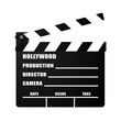 Filmklappe Hollywood Geöffnet