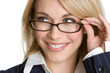 Woman Wearing Eyeglasses