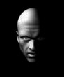 Dark male Face