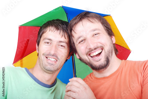Photo: Two men laughing Two men laughing