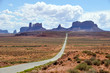 Clouds over Monument Valley