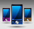 Mobile phone editable vector illustration Mobile phone editable vector illustration