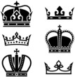 Royal Crowns - Vector illustration