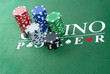 Poker Chips Stacked