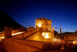 The Old Bridge at night, Mostar,. Bosnia-Herzegovina The Old Bridge at night, Mostar,. Bosnia-Herzegovina