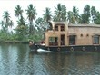 Houseboat trip through backwaters of Alleppey, India