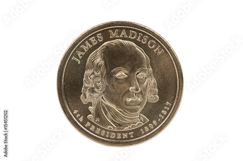 Photo: Madison dollar with clipping path Madison dollar with clipping path