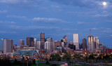 Moon Over Denver I - Fine Art prints