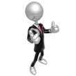 3D Character Businessman Dressed For Success