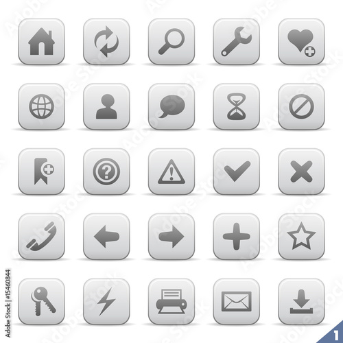 Vektor: Icon set 1 | Browser full pack | Saturn series Icon set 1 | Browser full pack | Saturn series