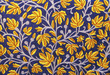 Rug with yellow leaves
