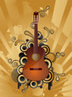 Retro music background Retro music background