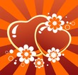 hearts and flowers