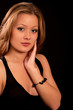 Studio shooting of beginning model