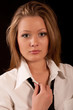 Studio shooting of beginning model