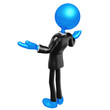 3D Businessman Presenter Character