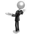 3D Businessman Presenter Character