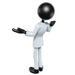 3D Businessman Presenter Character