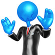 3D Businessman Presenter Character