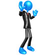 3D Businessman Presenter Character 3D Businessman Presenter Character