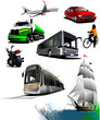 All kinds of transport. Vector illustration All kinds of transport. Vector illustration