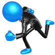 3D Businessman Character Running 3D Businessman Character Running
