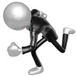 3D Businessman Character Running 3D Businessman Character Running