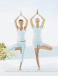 Women doing yoga