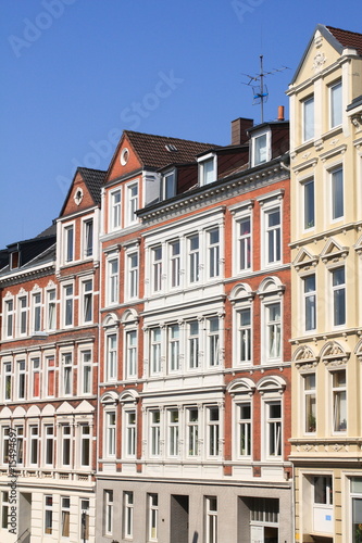 Foto: Wohnhaus, Hausfassade, Mietswohnungen,Kiel,Deutschland Wohnhaus, Hausfassade, Mietswohnungen,Kiel,Deutschland
