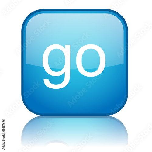 Go Button Blue